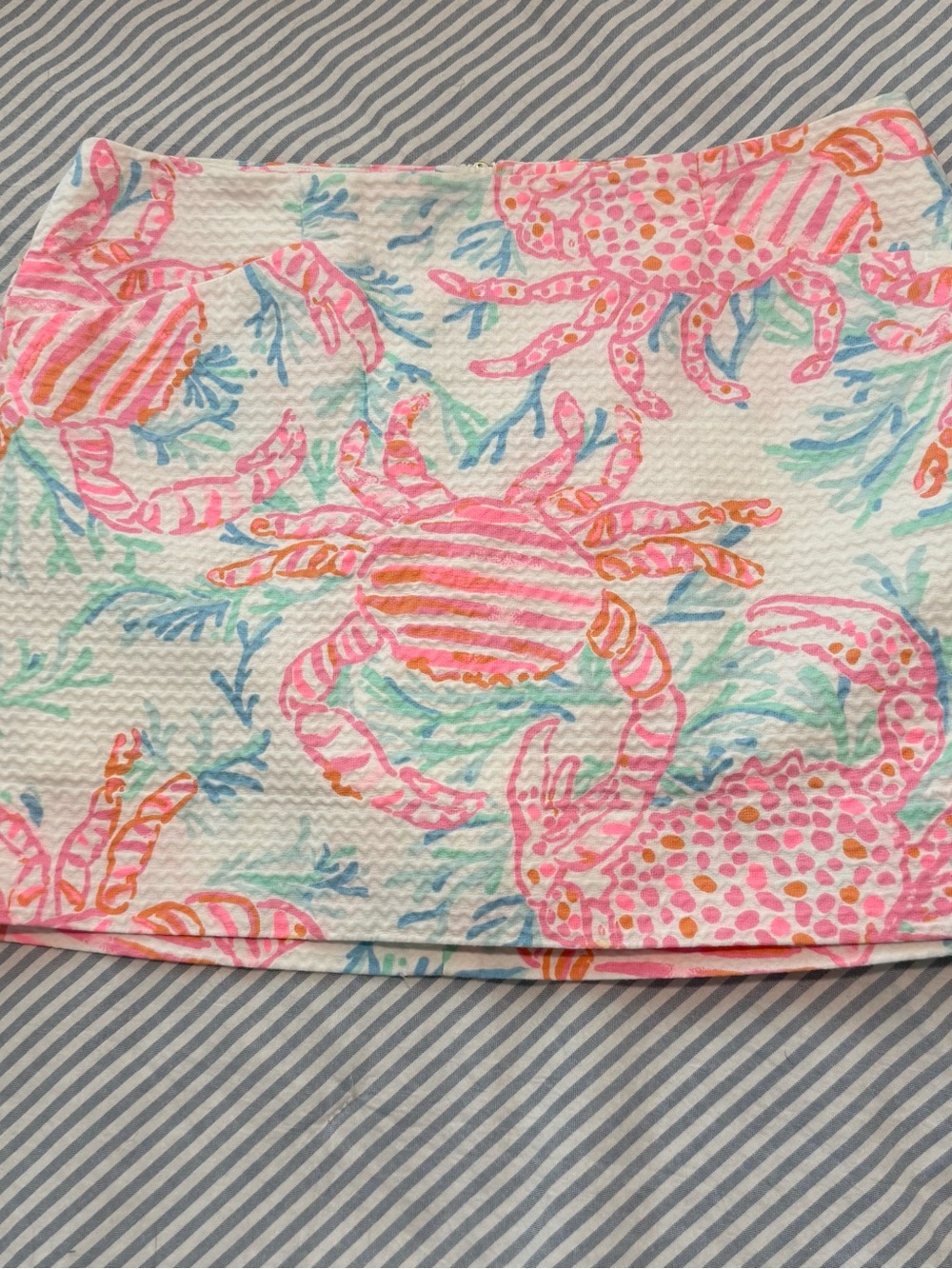 Lilly Pulitzer MARIGOLD SKORT Skirt w Shorts Getting Steamy White Pink